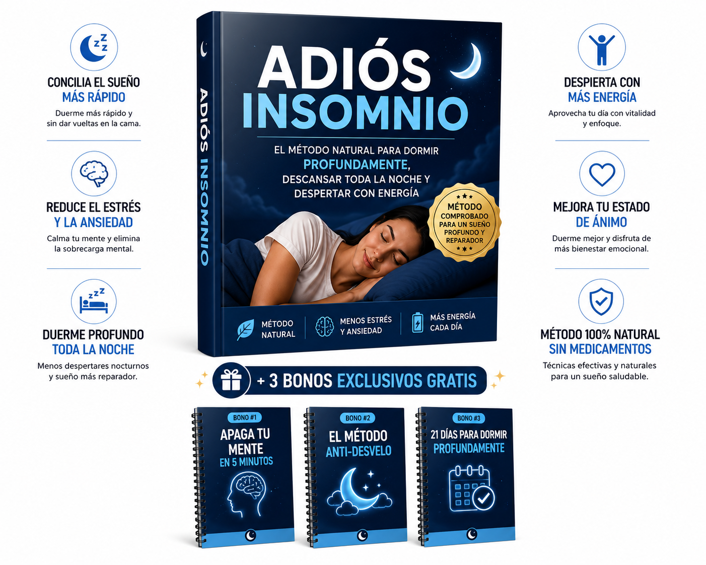 ADIÓS INSOMNIO El método natural para dormir profundamente y despertar renovado