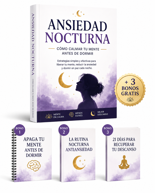 Ansiedad Nocturna
Cómo Calmar tu Mente Antes de Dormir